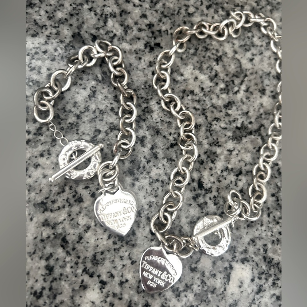 Tiffany & Co. Authentic Set Necklace + Bracelet